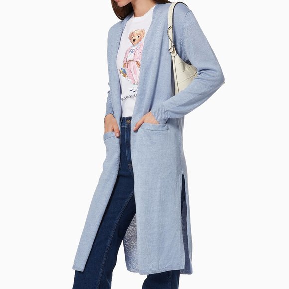 Polo Ralph Lauren Sweaters - NWT Polo Ralph Lauren Women's Long Open Linen Cardigan XS